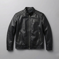 Klaev Black Lambskin Leather Jacket: premium men's leather jacket online in Pakistan